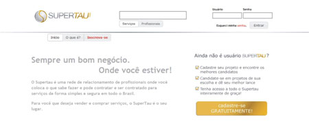 Rede social  freelancers brasileiros