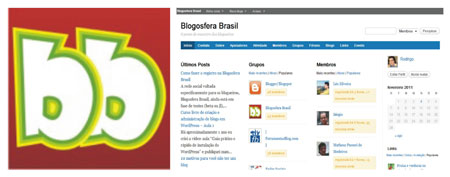 Rede social blogueiros Blogosfera Brasil