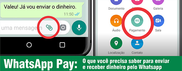 Whatsapp Pay: Enviar e Receber Dinheiro